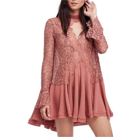 Free People Tell Tale Lace Tunic Dress - Picture 9 of 12